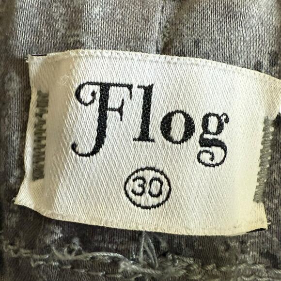 Bevy Flog Pull On Pants Snake Skin Gray 8 Stretch Mobwife Comfortable Athleisure - Picture 5 of 10